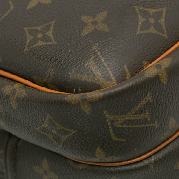 Brown LV Monogram Reporter PM Crossbody Bag - Image 12