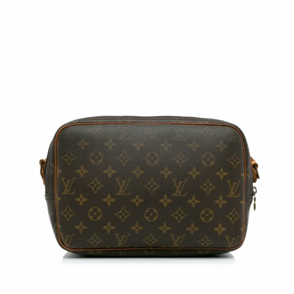 Brown LV Monogram Reporter PM Crossbody Bag - Image 3