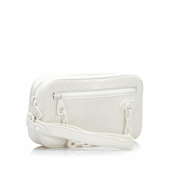 White LV Monogram Taurillon Volga - Image 2