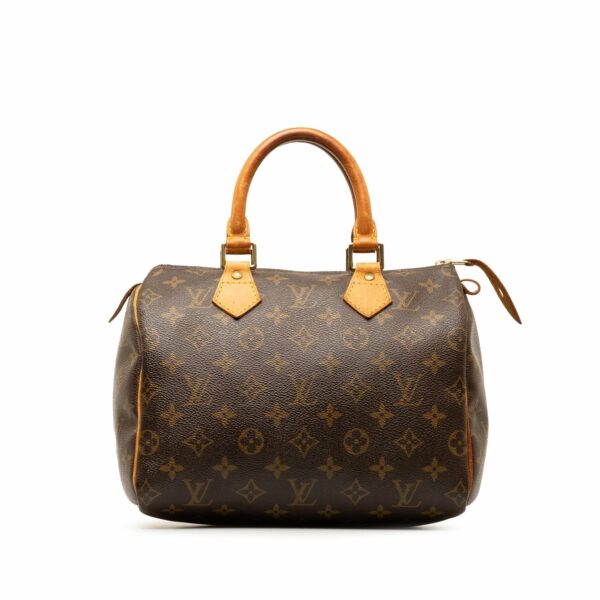 Brown LV Monogram Speedy 25 Boston Bag