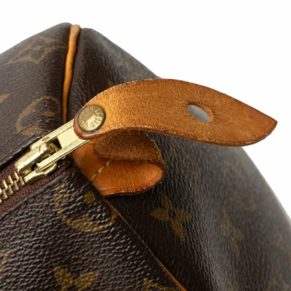 Brown LV Monogram Speedy 25 Boston Bag - Image 9