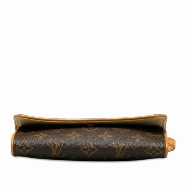 Brown LV Monogram Pochette Twin PM Crossbody Bag - Image 4