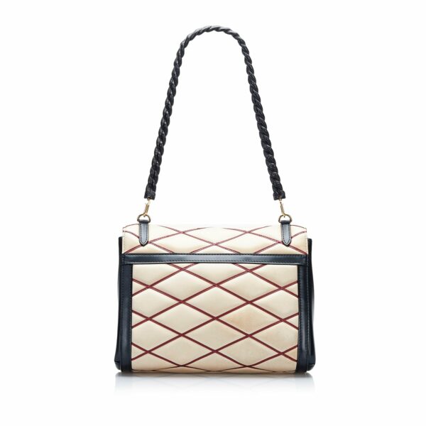 Beige LV Malletage Pochette Flap Bag - Image 3