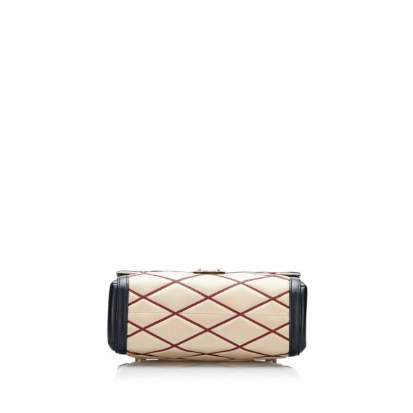 Beige LV Malletage Pochette Flap Bag - Image 4