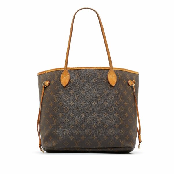 Brown LV Monogram Neverfull MM Tote Bag - Image 14