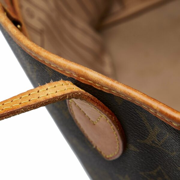 Brown LV Monogram Neverfull MM Tote Bag - Image 10