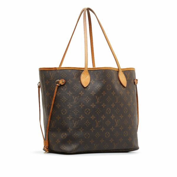 Brown LV Monogram Neverfull MM Tote Bag