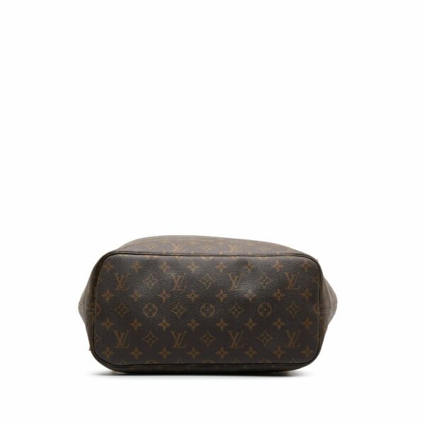 Brown LV Monogram Neverfull MM Tote Bag - Image 3