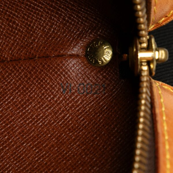 Brown LV Monogram Drouot Crossbody Bag - Image 7