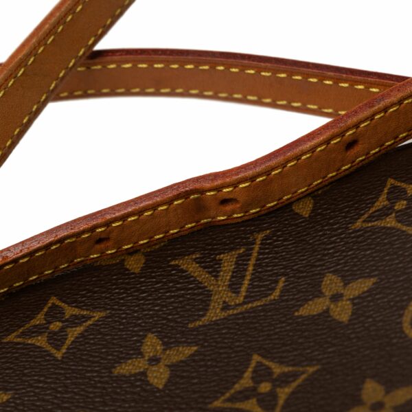 Brown LV Monogram Drouot Crossbody Bag - Image 9