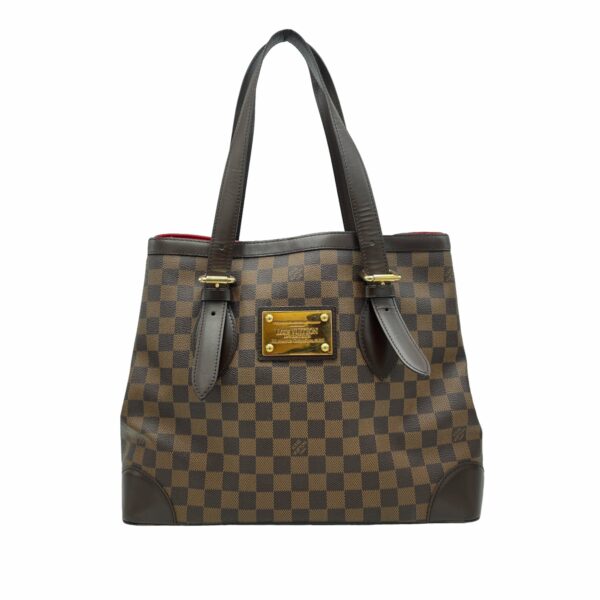 Brown LV Damier Ebene Hampstead MM Tote Bag - Image 14