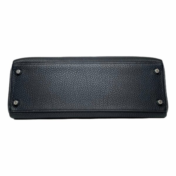 HM Kelly 32 Black Togo Palladium Hardware - Image 8