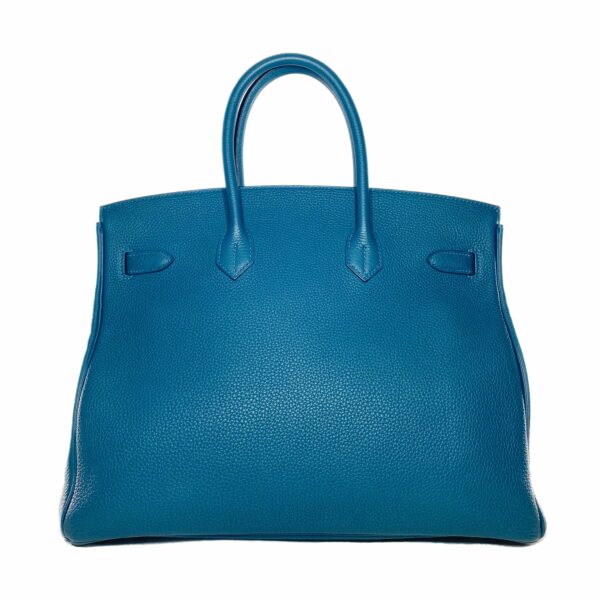 HM Birkin 35 Colvert Togo Palladium Hardware - Image 2