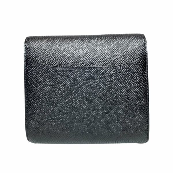 HM Constance Compact Wallet Black Epsom Rose Gold Hardware - Image 2