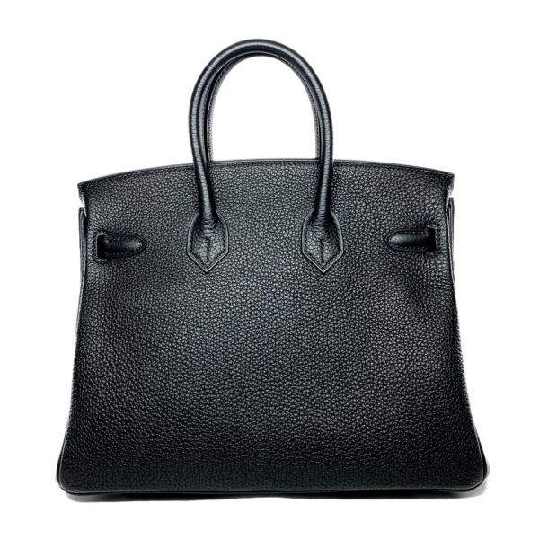 HM Birkin 25 Black Togo Palladium Hardware - Image 2