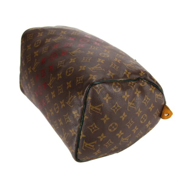 Upcycled LV Speedy 30 Monogram Canvas - Christmas Tree - Image 5