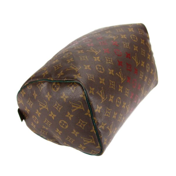 Upcycled LV Speedy 30 Monogram Canvas - Christmas Tree - Image 6