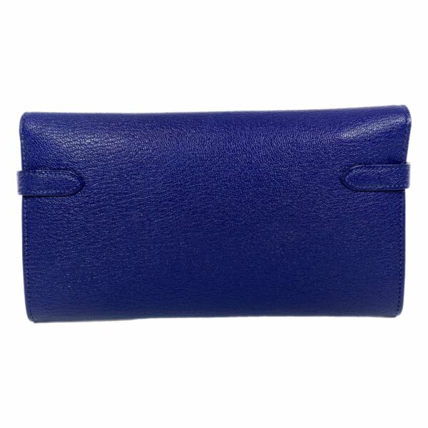 HM Kelly Blue Encre Long Wallet - Image 2