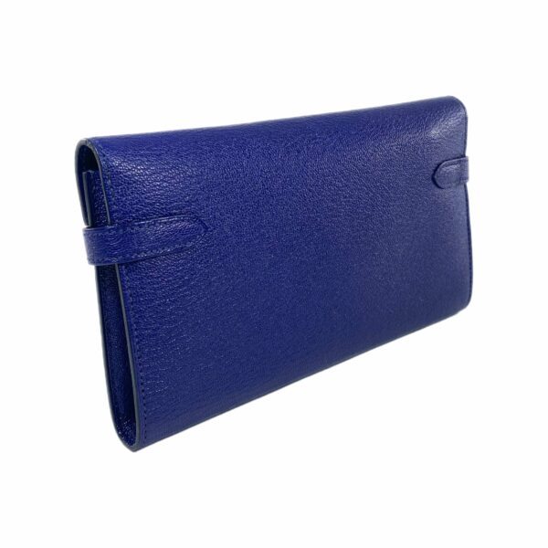 HM Kelly Blue Encre Long Wallet - Image 5