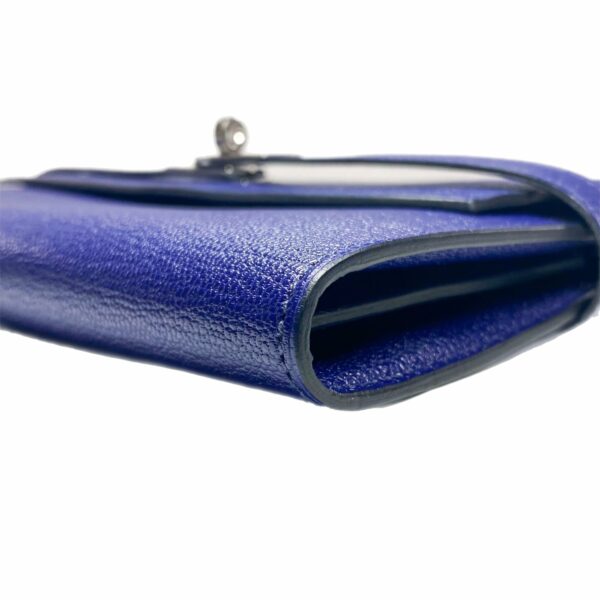 HM Kelly Blue Encre Long Wallet - Image 9