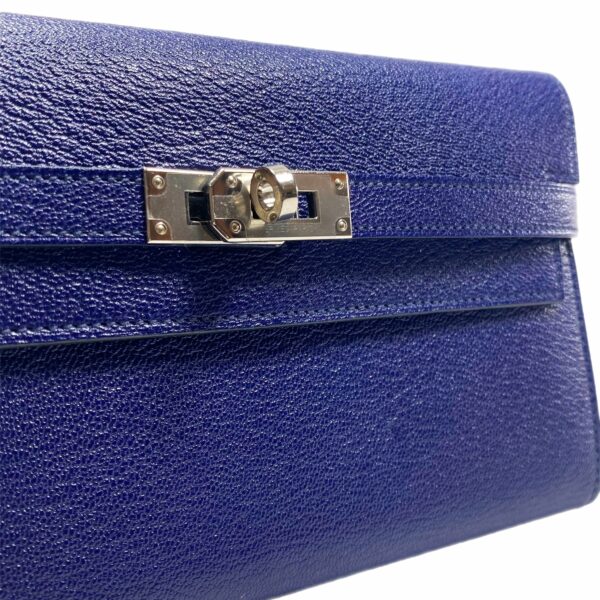 HM Kelly Blue Encre Long Wallet - Image 11