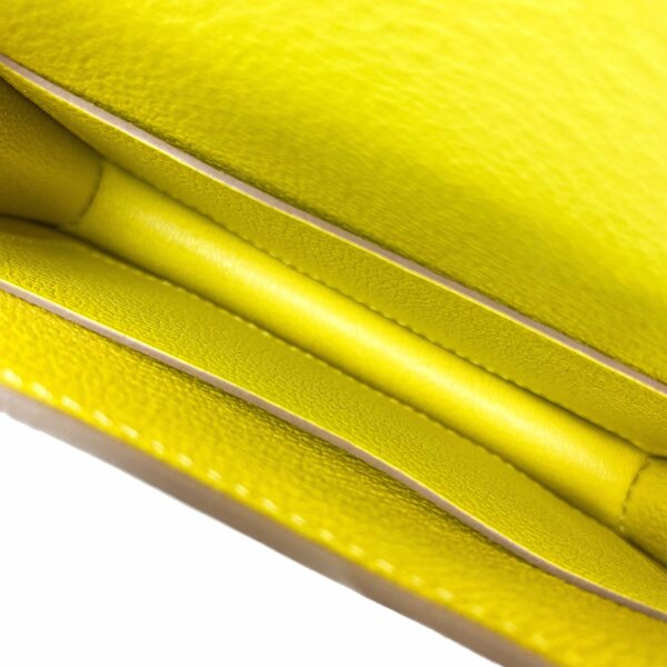 HM Lime Evercolor Constance Slim Wallet - Image 10