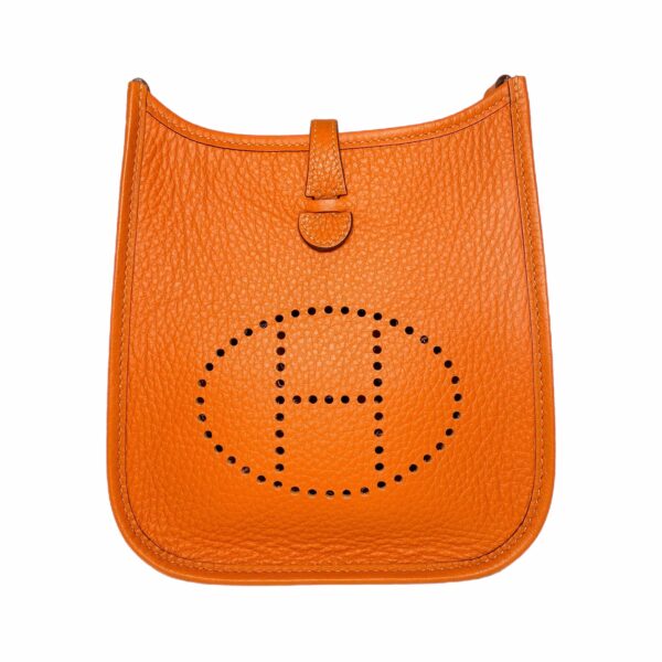 HM Evelyne TPM Orange Clemence Palladium Hardware