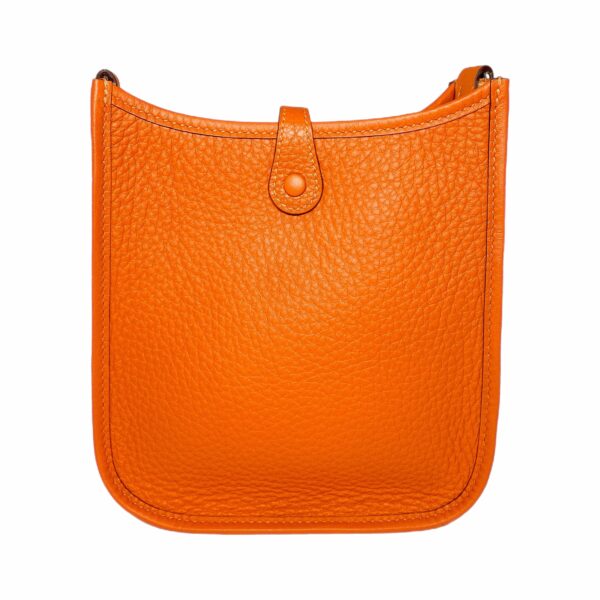 HM Evelyne TPM Orange Clemence Palladium Hardware - Image 3