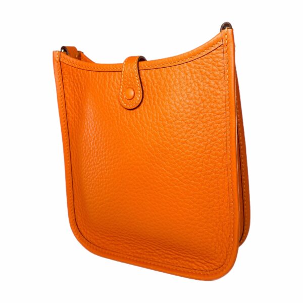 HM Evelyne TPM Orange Clemence Palladium Hardware - Image 5