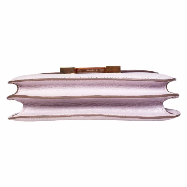 HM Constance 18 Mauve Pale Chevre Rose Gold Hardware - Image 8