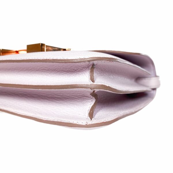 HM Constance 18 Mauve Pale Chevre Rose Gold Hardware - Image 10