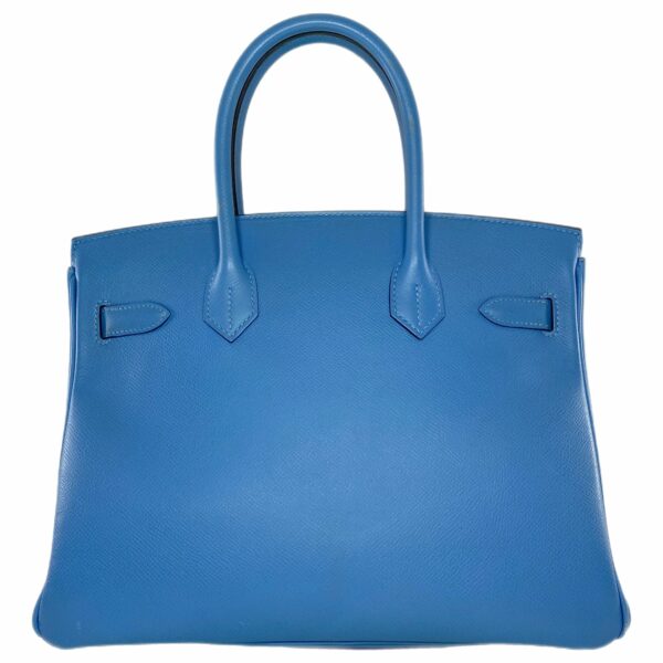 HM Birkin 30 Bleu Paradis Epsom Gold Hardware - Image 2