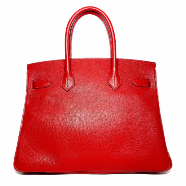 HM Birkin 30 Rouge Casaque Epsom Gold Hardware - Image 2