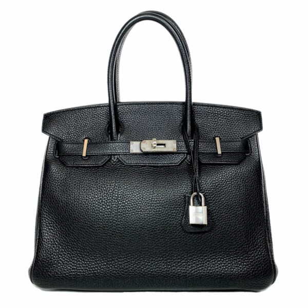 HM Birkin 30 Black Togo Palladium Hardware