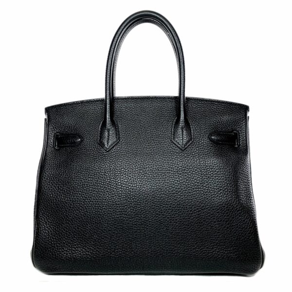 HM Birkin 30 Black Togo Palladium Hardware - Image 2