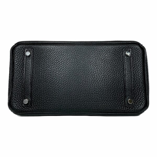 HM Birkin 30 Black Togo Palladium Hardware - Image 7