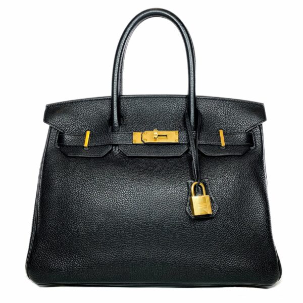 HM Birkin 30 Black Togo Gold Hardware