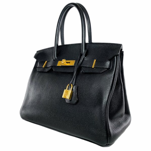 HM Birkin 30 Black Togo Gold Hardware - Image 3