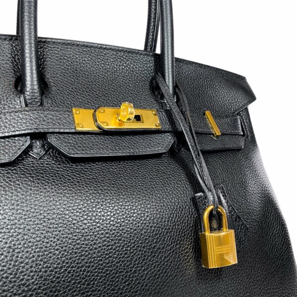 HM Birkin 30 Black Togo Gold Hardware - Image 11