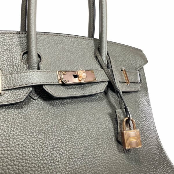 HM Birkin 30 Etain Togo Rose Gold Hardware - Image 11