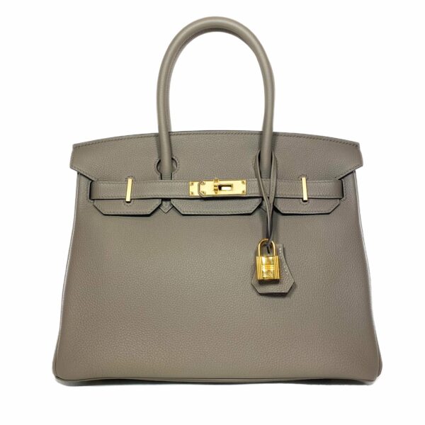 HM Birkin 30 Gris Asphalte Togo Gold Hardware