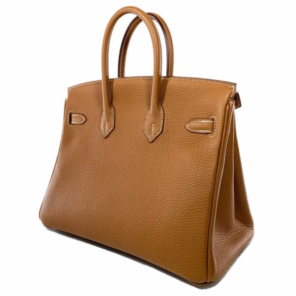 HM Birkin 25 Gold Togo Gold Hardware - Image 4