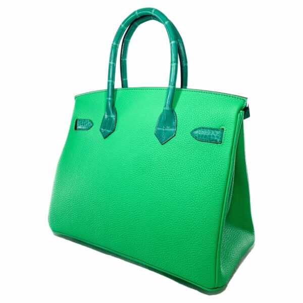 HM Birkin 30 Touch Vert Jade Vert Comics Nilo Crocodile Togo Palladium Hardware - Image 4