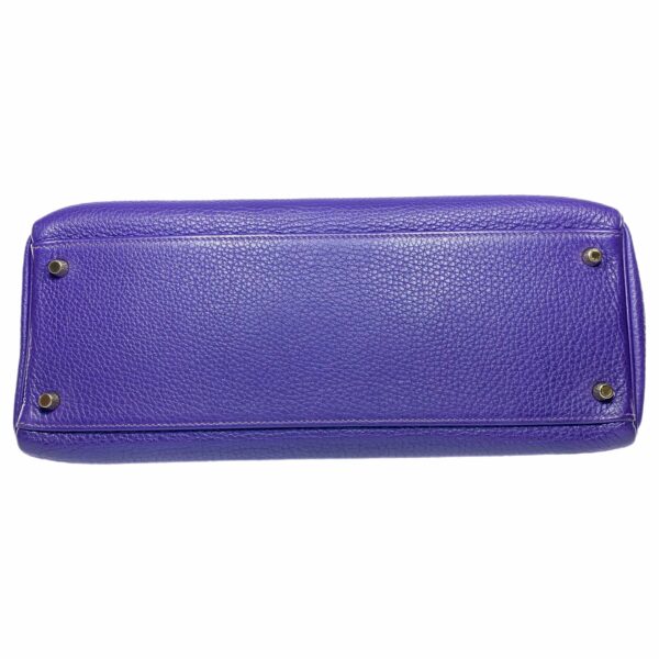 HM Kelly 35 Ultraviolet Togo Gold Hardware - Image 8