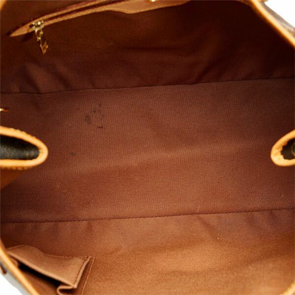 Brown LV Monogram Batignolles Horizontal Tote Bag - Image 4