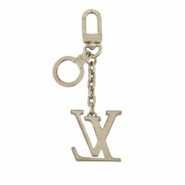 Silver LV LV Initials Key Holder - Image 2