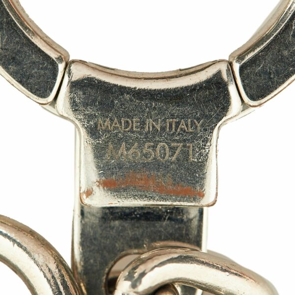 Silver LV LV Initials Key Holder - Image 4