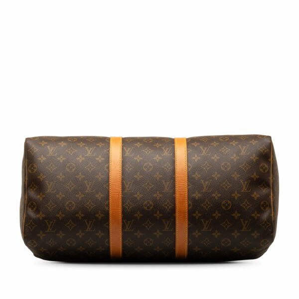 Brown LV Monogram Keepall 50 Travel Bag - Image 4