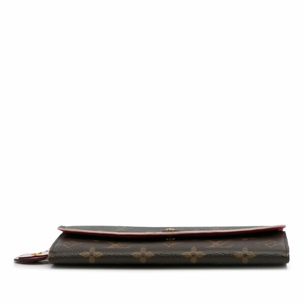 Brown LV Monogram Emilie Bloom Flowers Wallet - Image 5