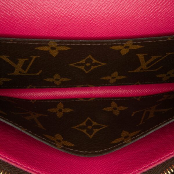 Brown LV Monogram Emilie Bloom Flowers Wallet - Image 8